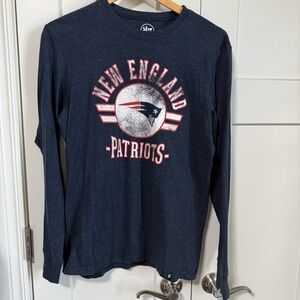 47 New England Patriots Navy Long Sleeve Tee size small
